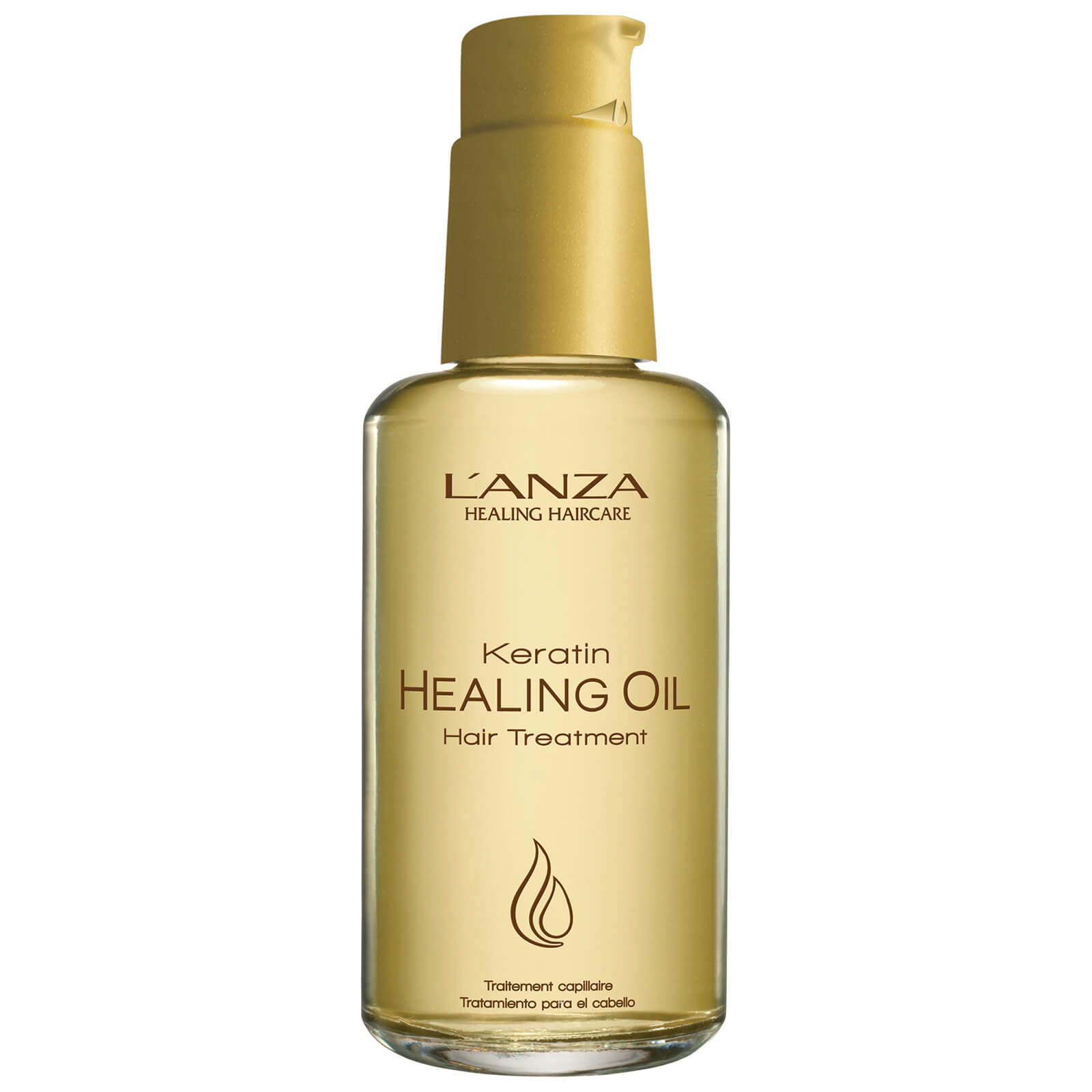 Lanza Keratin Healing Oil Hair Treatment 1 7 Fl Oz Bottle